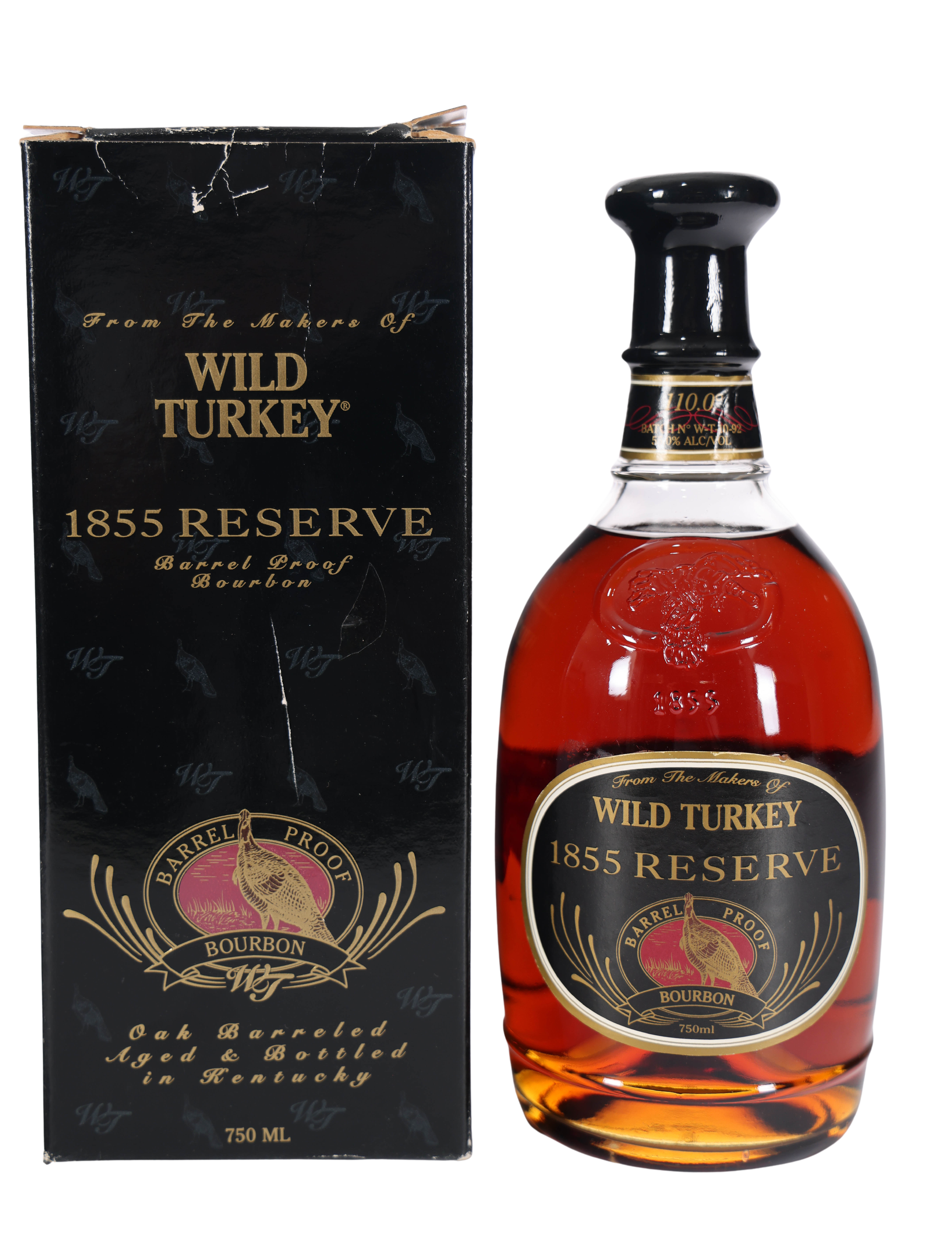 0 Wild Turkey Reserve Bourbon Whiskey - – 750ml Batch Barrel 54.4